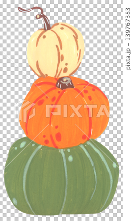 Pumpkin hand drawn illustration, cute autumn thanksgiving harvest collection with squash gourd leaves, cozy farm decor, organic seasonal vegetable card graphic design Pumpkin hand drawn illustration, cute autumn thanksgiving harvest collection with squash gourd leaves, cozy farm decor, organic seasonal vegetable card graphic design 139767383