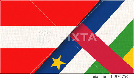 Double Flag of Austria and Central African Republic. Austrian Ubangi-Shari flags Double Flag of Austria and Central African Republic. Austrian Ubangi-Shari flags 139767502