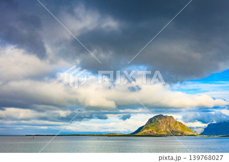 Seascape on Lofoten islands Norway Seascape on Lofoten islands Norway 139768027
