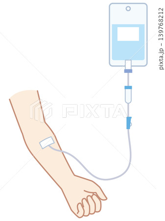 点滴する腕 点滴する腕 139768212