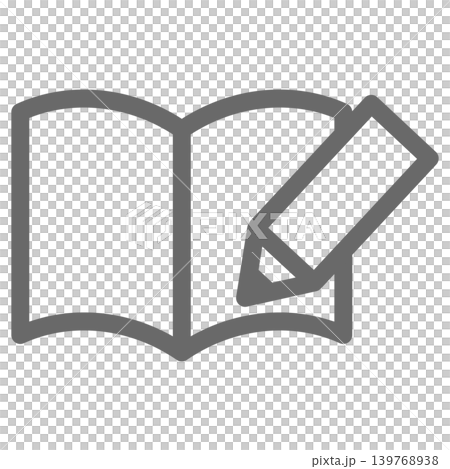 向量筆記本和鉛筆圖標 向量筆記本和鉛筆圖標 139768938