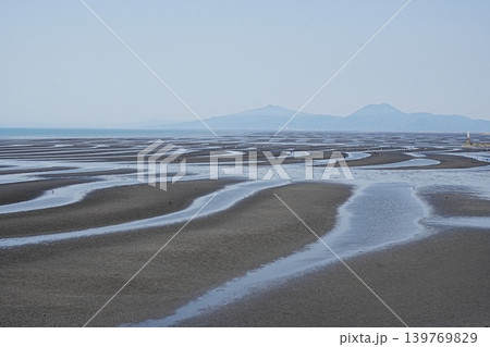 御輿来海岸の美しい砂の曲線 御輿来海岸の美しい砂の曲線 139769829