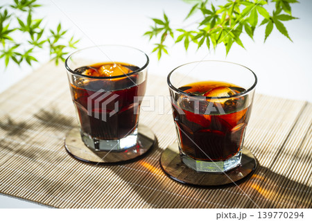 アイスコーヒー 和風イメージ アイスコーヒー 和風イメージ 139770294