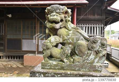 岩槻散歩:十二天社 社殿 / 狛犬 岩槻散歩:十二天社 社殿 / 狛犬 139770830