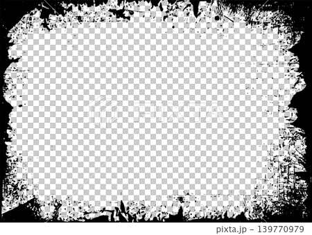 A3 blank paper background with distressed grunge black border, splatters and rough edges A3 blank paper background with distressed grunge black border, splatters and rough edges 139770979