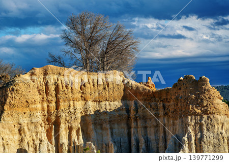 The Organs of Ille sur Tet, or fairy chimneys, in the Pyrenees Orientales, in Catalonia, in Occitanie, France The Organs of Ille sur Tet, or fairy chimneys, in the Pyrenees Orientales, in Catalonia, in Occitanie, France 139771299
