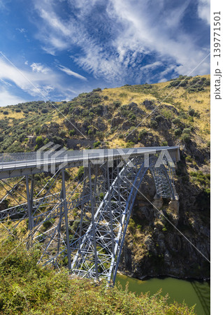 Puente de Requejo bridge, Pino del Oro, Castile and Leon, Spain 139771501