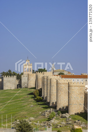 Medieval Walls in Avila, UNESCO site, Castile and Leon, Spain 139771920