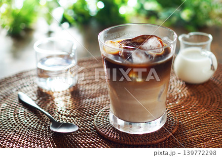 夏のアイスカフェオレ 夏のアイスカフェオレ 139772298