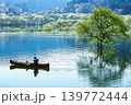 「白川湖の水没林」のカヌーツアー(山形県飯豊町、4月下旬) 139772444