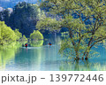 「白川湖の水没林」のカヌーツアー(山形県飯豊町、4月下旬) 139772446