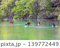 「白川湖の水没林」のカヌーツアー(山形県飯豊町、4月下旬) 139772449