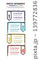 Timeline 4 Steps Hand Drawn Vertical Timeline Infographic Doodle Style Process Flowchart Vector EPS 139772836