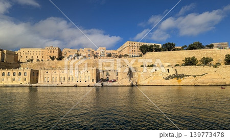 Coastline at Valletta taking from the ferry Coastline at Valletta taking from the ferry 139773478
