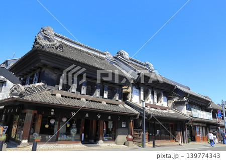 埼玉県川越市 小江戸川越の蔵造りの町並み 埼玉県川越市 小江戸川越の蔵造りの町並み 139774343