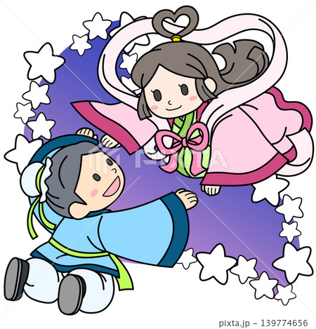 七夕　織姫と彦星 139774656