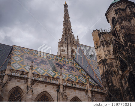 Saint Stephens Cathedral Stephansplatz Vienna Summer Cityscape 139775021
