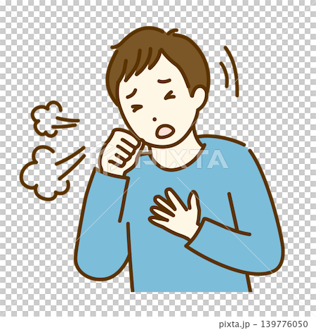 A man who coughs A man who coughs 139776050