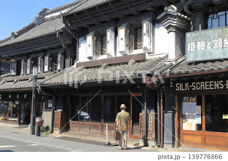 埼玉県川越市　小江戸川越の蔵造りの町並み 139776866