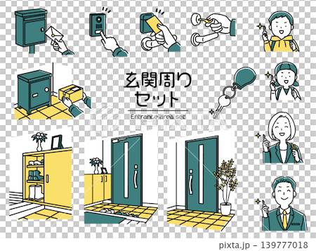 Entrance area set (2 colors) 139777018