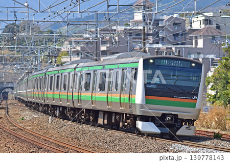 東海道本線 真鶴 JR東日本 E233系3000番台 U235編成(小山) 東海道本線 真鶴 JR東日本 E233系3000番台 U235編成(小山) 139778143