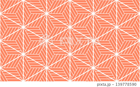 Abstract geometric pattern. A seamless vector background. White and pink ornament. Graphic modern pattern. Simple lattice graphic design Abstract geometric pattern. A seamless vector background. White and pink ornament. Graphic modern pattern. Simple lattice graphic design 139778590