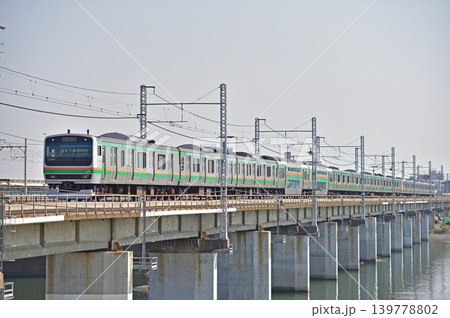 東海道本線 茅ヶ崎-平塚 JR東日本 E231系1000番台 K-34編成(国府津) 東海道本線 茅ヶ崎-平塚 JR東日本 E231系1000番台 K-34編成(国府津) 139778802
