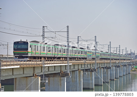 東海道本線　茅ヶ崎－平塚　JR東日本　E231系1000番台　K-02編成（国府津） 139778803
