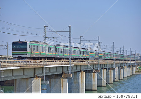 東海道本線 茅ヶ崎-平塚 JR東日本 E231系1000番台 K-04編成(国府津) 東海道本線 茅ヶ崎-平塚 JR東日本 E231系1000番台 K-04編成(国府津) 139778811