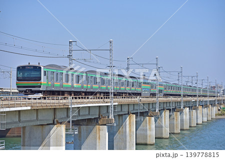 東海道本線　茅ヶ崎－平塚　JR東日本　E231系1000番台　K-27編成（国府津） 139778815