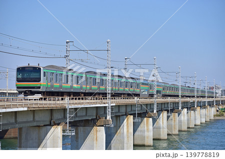 東海道本線 茅ヶ崎-平塚 JR東日本 E231系1000番台 K-36編成(国府津) 東海道本線 茅ヶ崎-平塚 JR東日本 E231系1000番台 K-36編成(国府津) 139778819