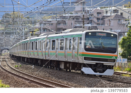 東海道本線　真鶴　JR東日本　E231系1000番台　S-14編成（国府津） 139779583