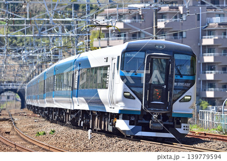 東海道本線 真鶴 JR東日本 E257系2000番台 NA-04編成(大宮) 踊り子 東海道本線 真鶴 JR東日本 E257系2000番台 NA-04編成(大宮) 踊り子 139779594