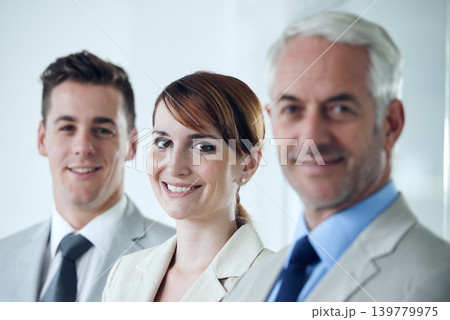 Business people, portrait and company pride in office, cooperation and teamwork in workplace. Coworkers, together and confidence in staff for collaboration, colleagues and solidarity by accountants Business people, portrait and company pride in office, cooperation and teamwork in workplace. Coworkers, together and confidence in staff for collaboration, colleagues and solidarity by accountants 139779975