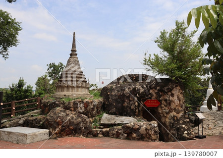 Ancient Stupa and Stone Ruins in Historical Site 139780007
