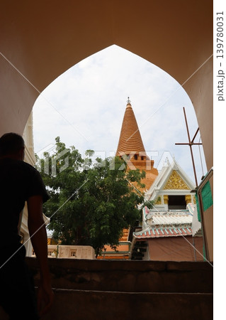 Temple Stupa View Through Archway 139780031