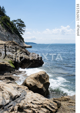 鎌倉市稲村ケ崎から海を見た風景 139782138