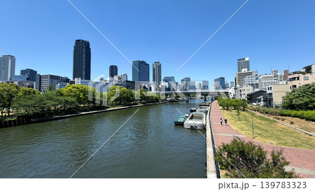 大阪市北区 天神橋 天神橋北詰周辺の風景 大阪市北区 天神橋 天神橋北詰周辺の風景 139783323