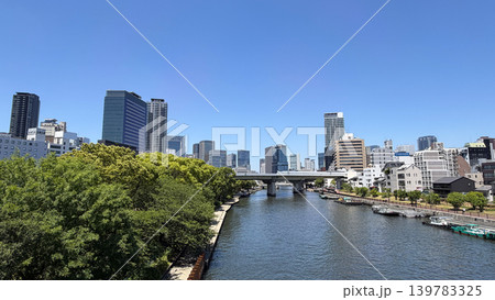 大阪市北区　天神橋　天神橋北詰周辺の風景 139783325
