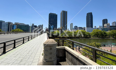 大阪市北区 天神橋 天神橋北詰周辺の風景 大阪市北区 天神橋 天神橋北詰周辺の風景 139783328