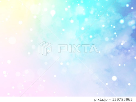 虹色のキラキラ背景 139783963