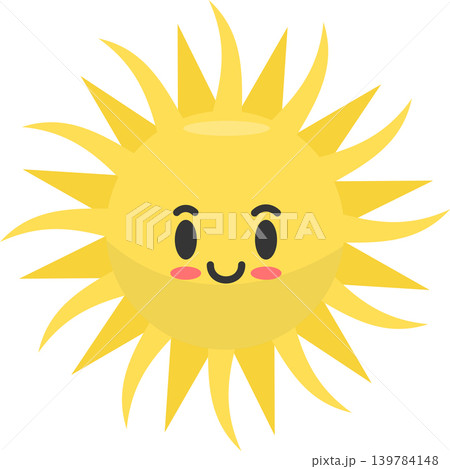 Smile Sun Vector Character Smile Sun Vector Character 139784148
