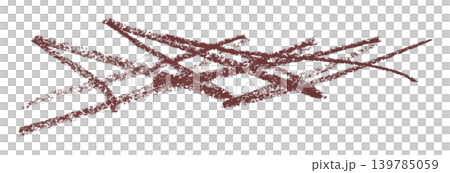 brown pencil strokes isolated on transparent background brown pencil strokes isolated on transparent background 139785059