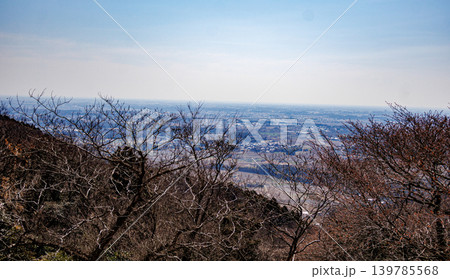 茨城県筑波山の山頂から見た下界の景色 茨城県筑波山の山頂から見た下界の景色 139785568