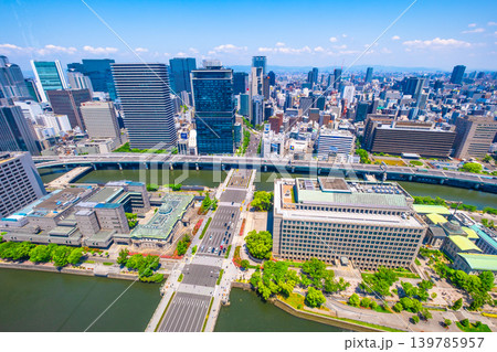 中之島と大阪市の街並み 中之島と大阪市の街並み 139785957