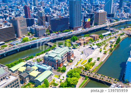 中之島と大阪市の街並み 中之島と大阪市の街並み 139785959
