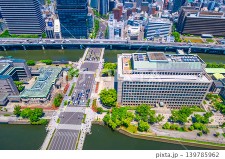 中之島と大阪市の街並み 中之島と大阪市の街並み 139785962