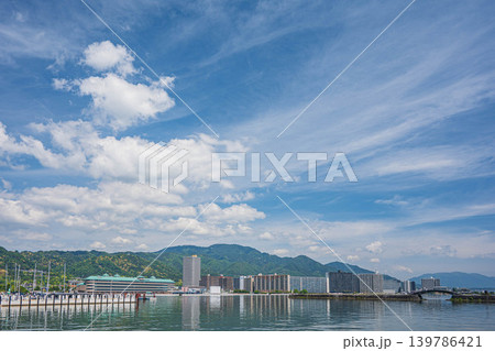 琵琶湖風景 大津港からの眺め 滋賀県大津市 琵琶湖風景 大津港からの眺め 滋賀県大津市 139786421
