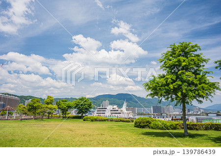 大津湖岸なぎさ公園　琵琶湖　滋賀県大津市 139786439