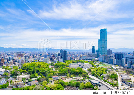 大阪　都市風景　天王寺周辺 139786754